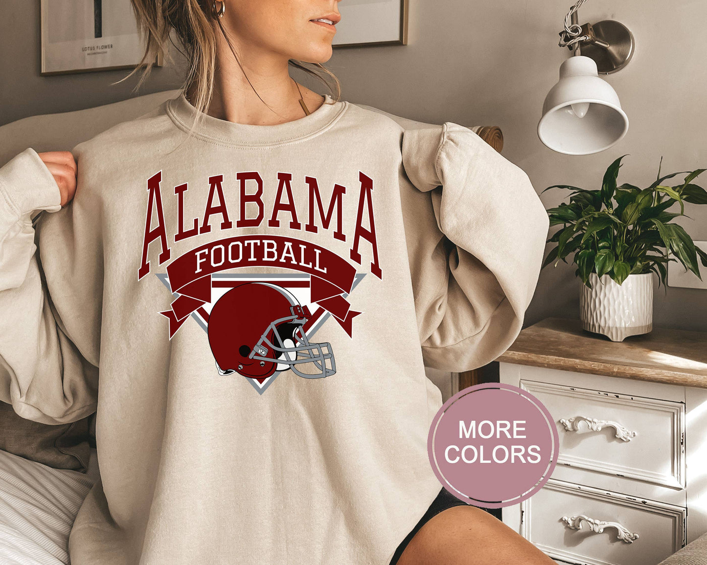 Vintage Alabama Football Sweatshirt - Retro Varsity Style