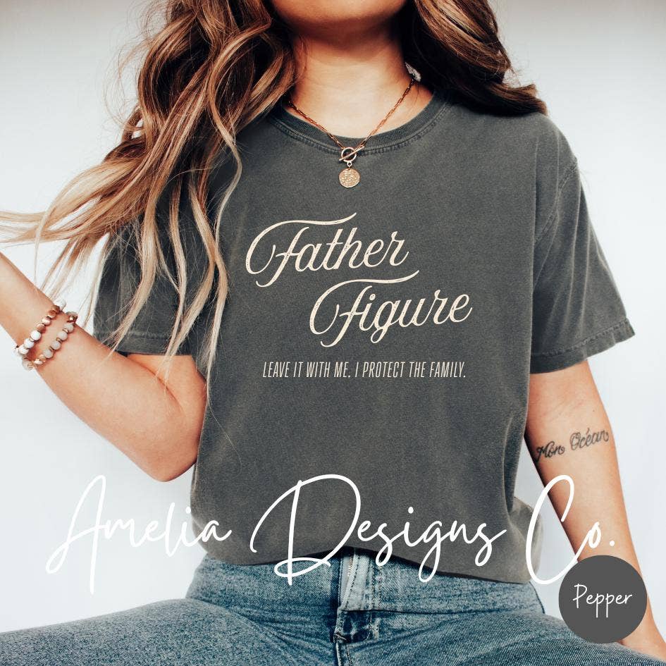 Father Figure T-Shirt Music Fan Christmas Gift