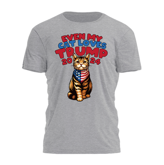 Even My Cat Loves Trump 2024 Tee - 2267