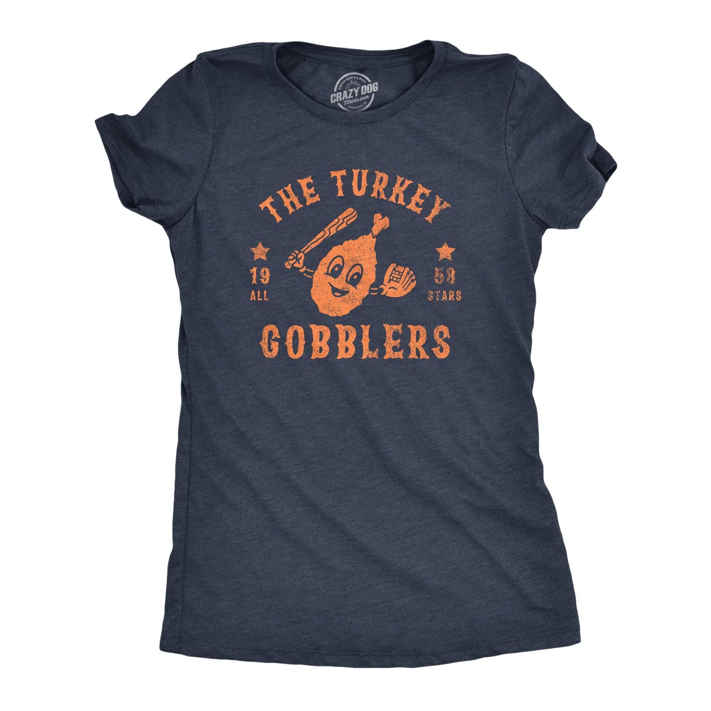 The Turkey Gobblers All Stars Women's Tshirt Thanksgiving