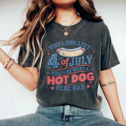 You Look Like the 4th of July Funny Independence Day Tee