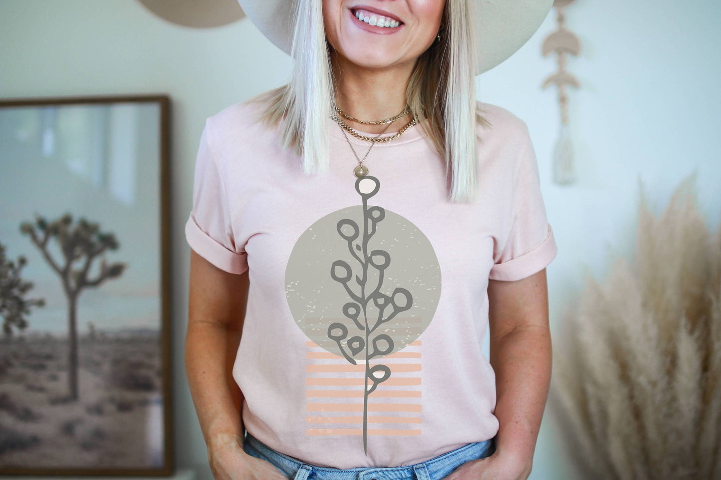 Modern #6 Boho Leaf | Boho Tshirt
