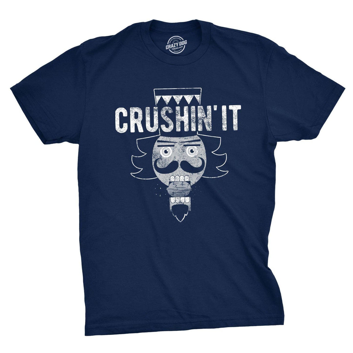 Crushin' It Funny Christmas Mens T Shirt Christmas Graphic
