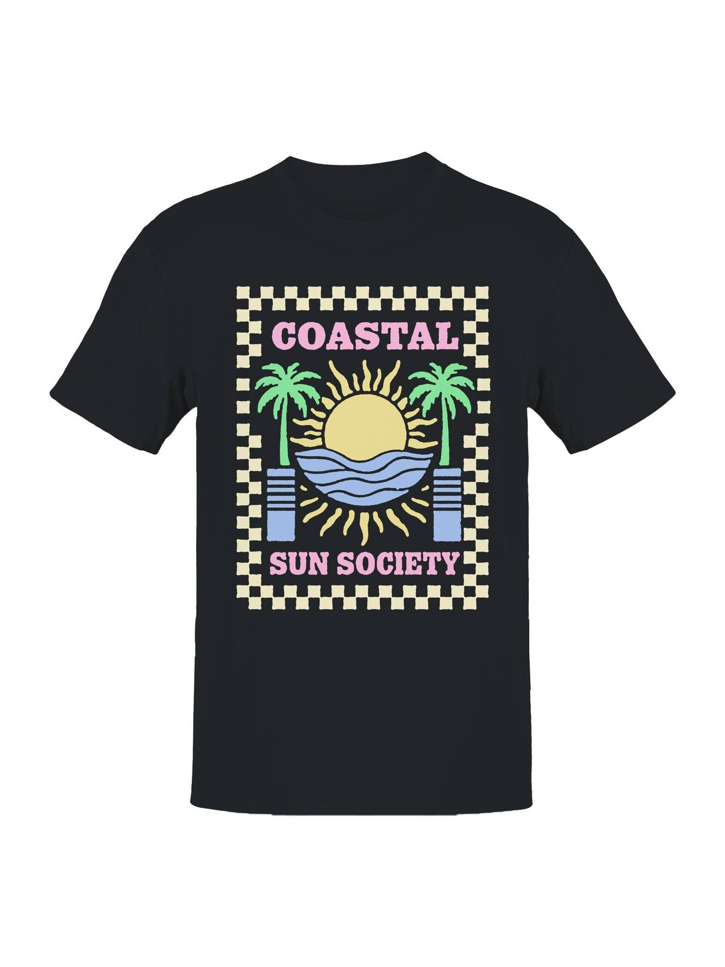 Coastal Sun Society Design Men's T-Shirt