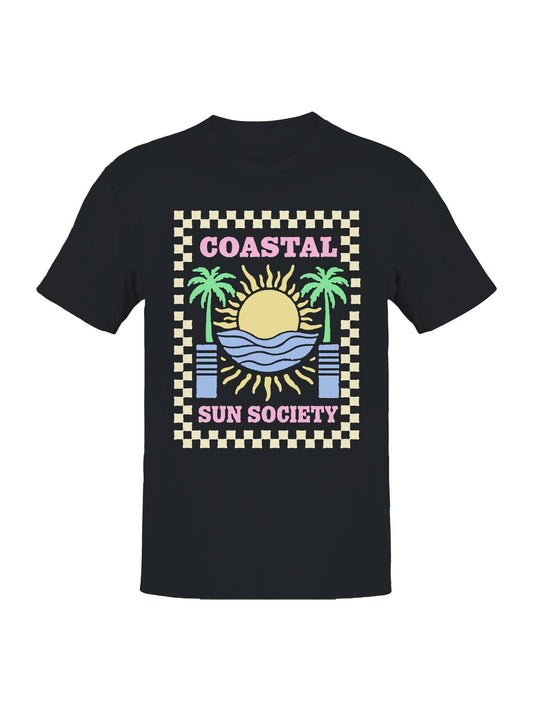 Coastal Sun Society Design Men's T-Shirt