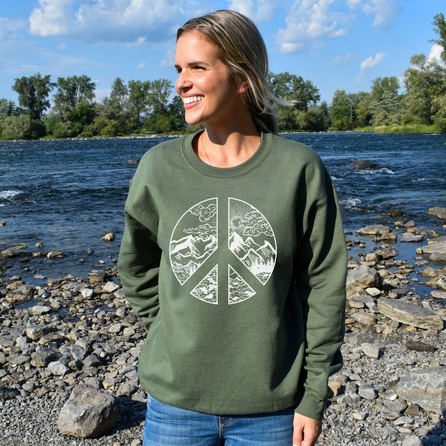 Peace Crewneck Sweatshirt Hoodie 002