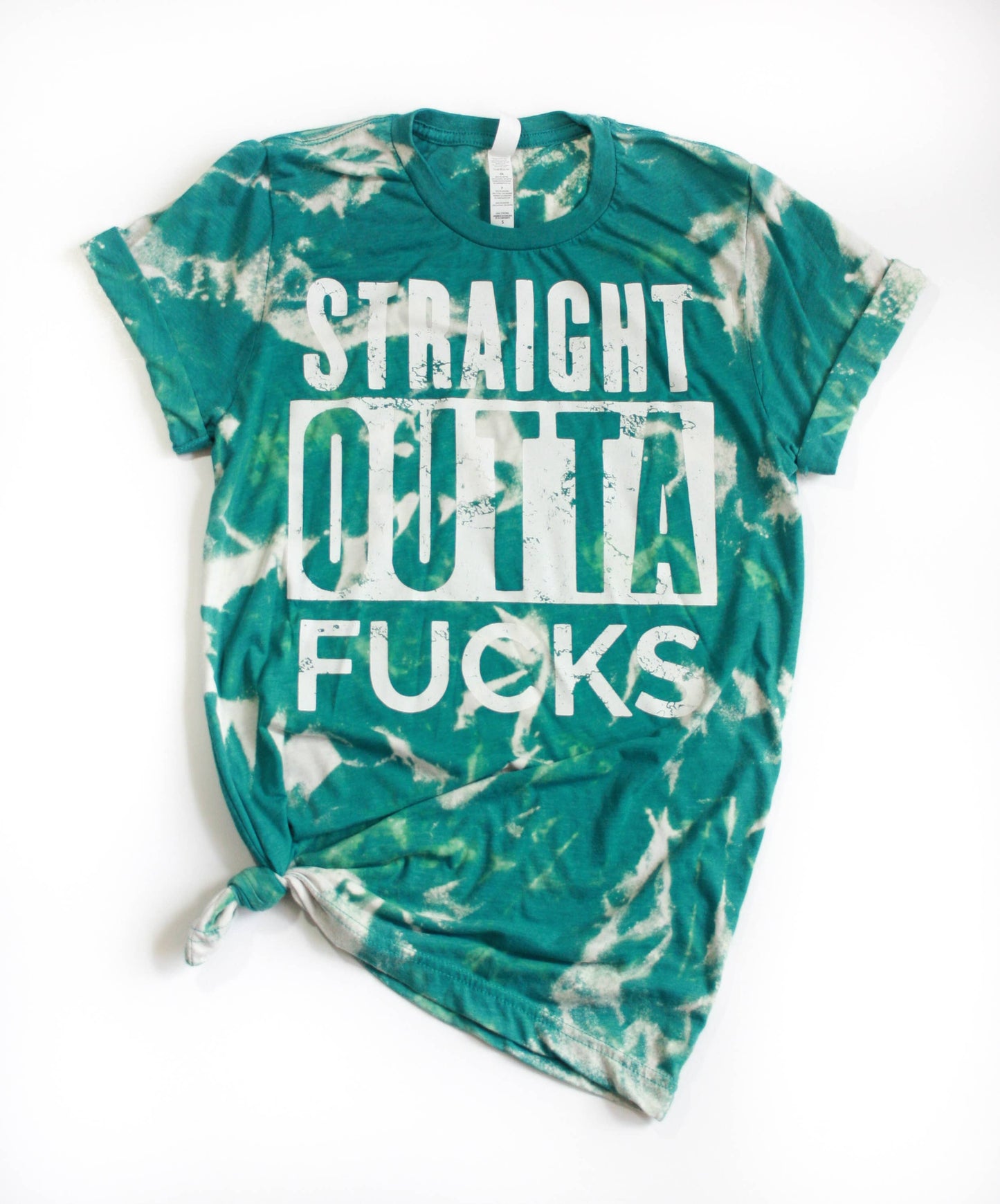 Straight Out of F*Cks Tie Dye Tee