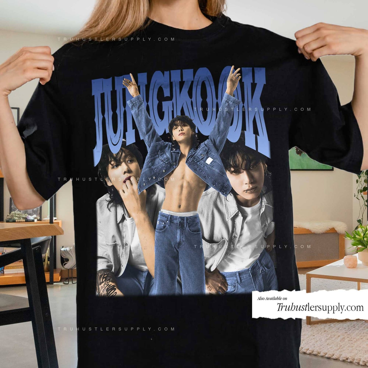 Jungkook Bts Kpop Shirt Vintage Jk Retro Graphic 90s Tee