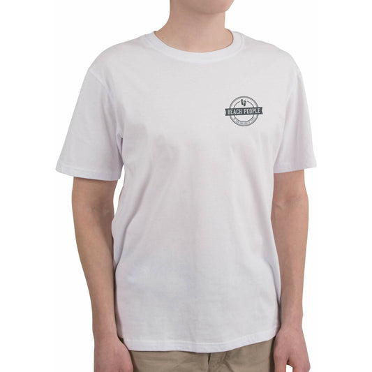 Beach People - Medium White Unisex T-Shirt