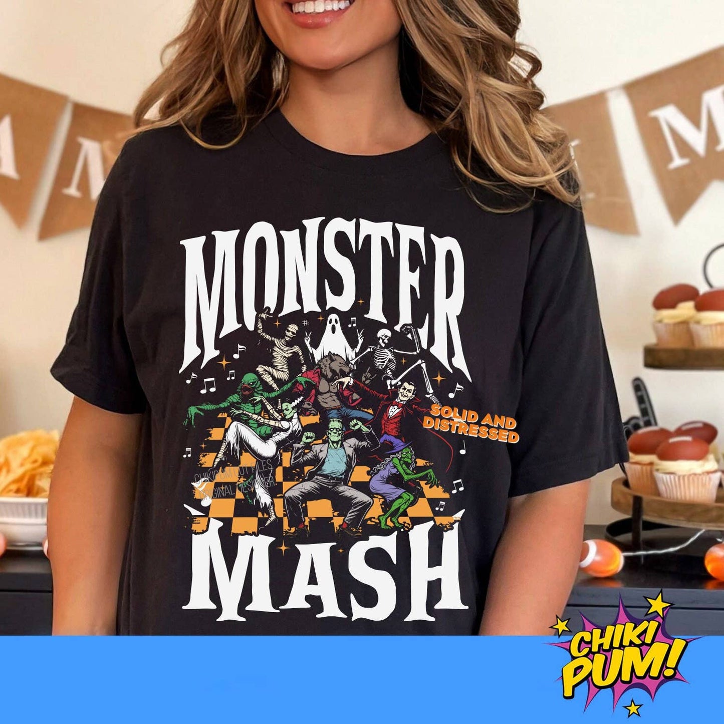Monster Mash Retro Halloween Shirt - Funny Trending Design