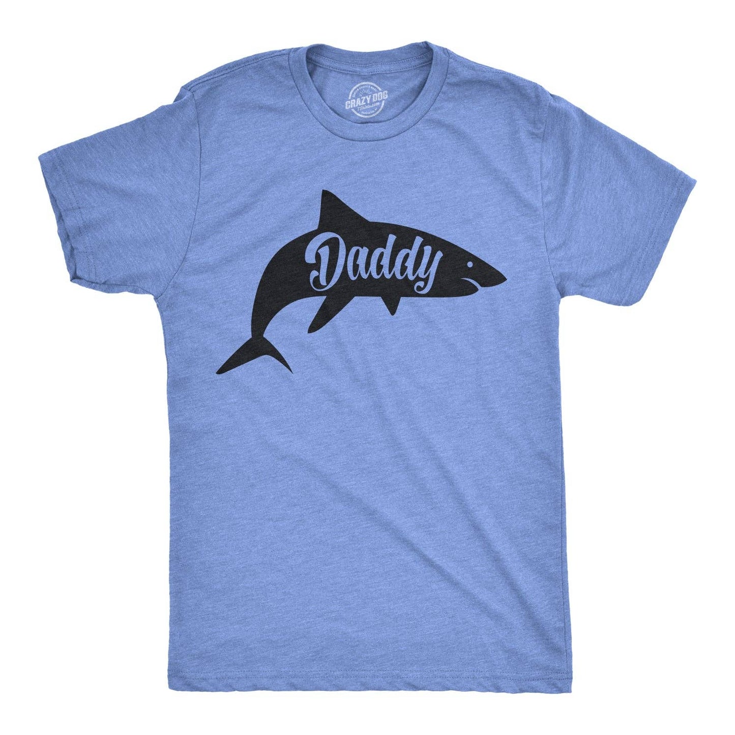 Daddy Shark Funny Fathers Day Gift Mens T Shirt Father's Day
