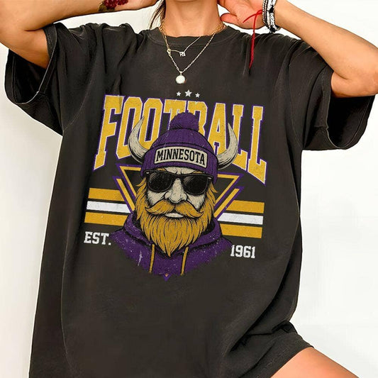 Minnesota City Vintage Football Shirt - Retro 90s Mascot