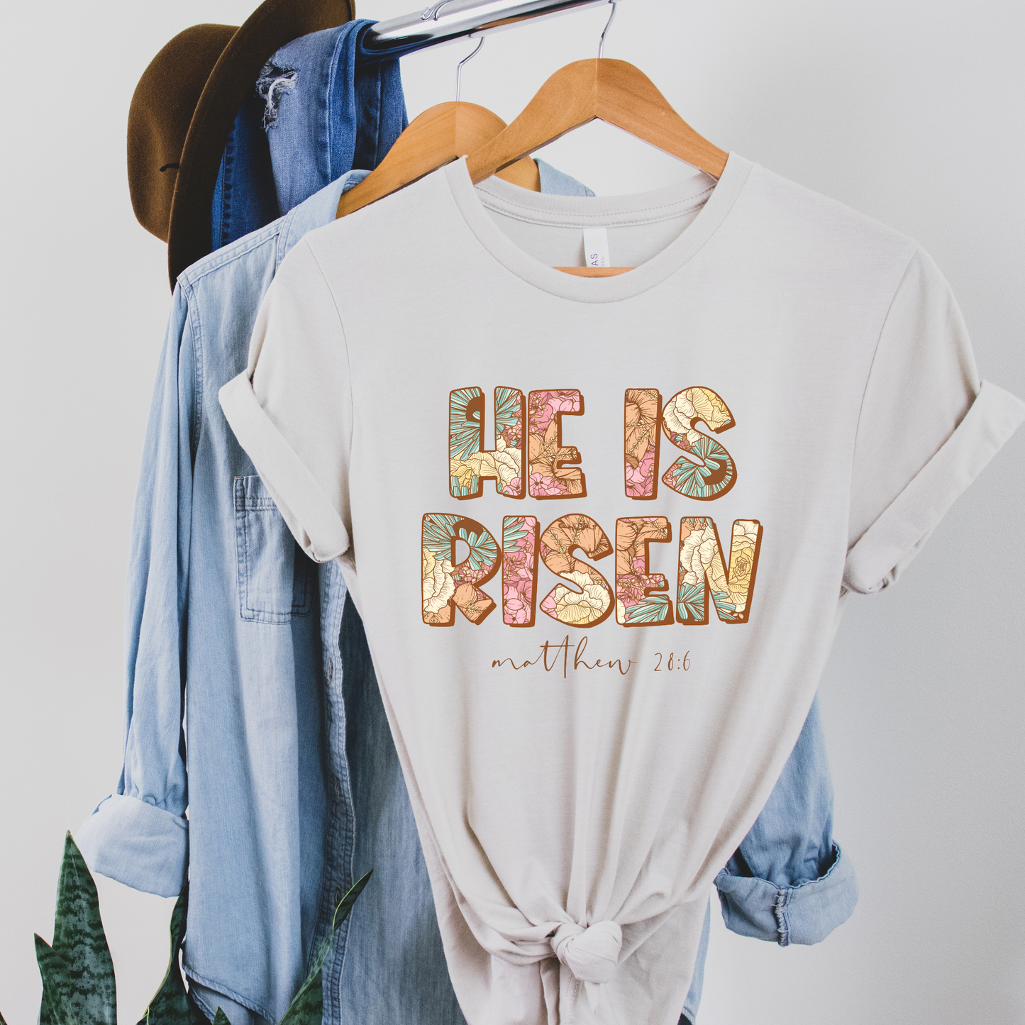 He Is Risen Easter Graphic Tee