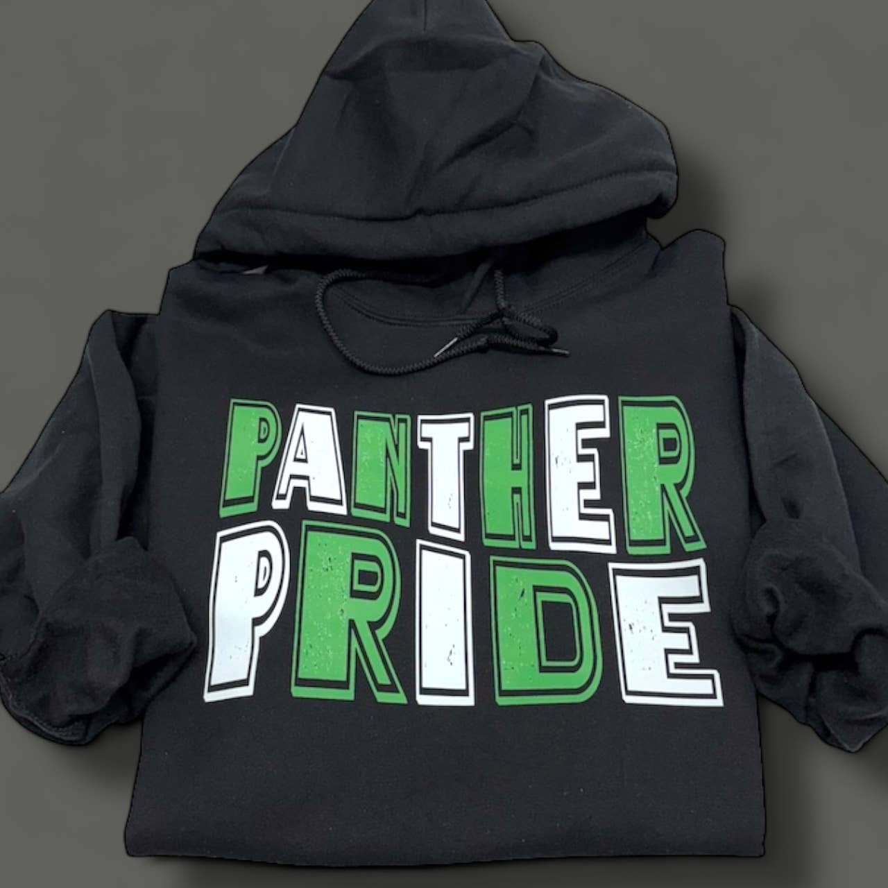 Green Panther Pride Hooded Sweatshirt