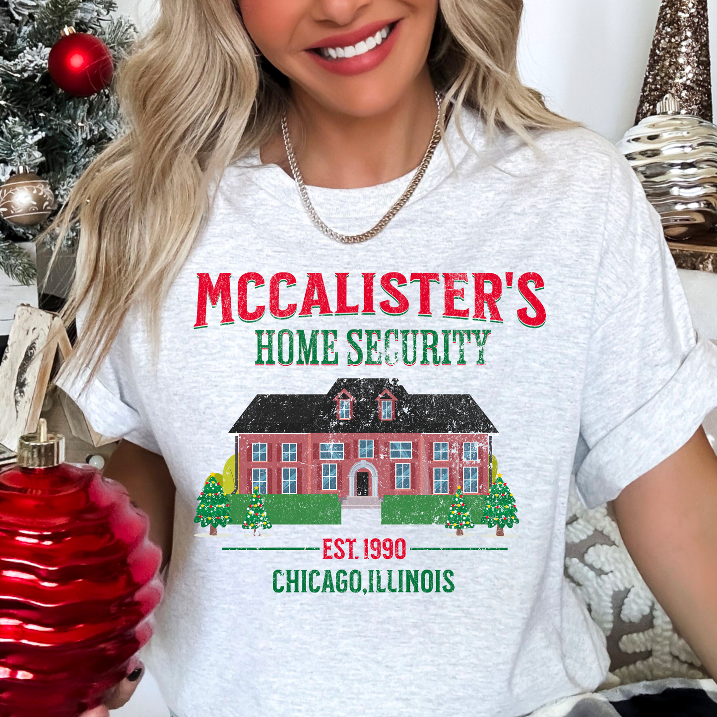 Home Security Gildan Christmas Tee