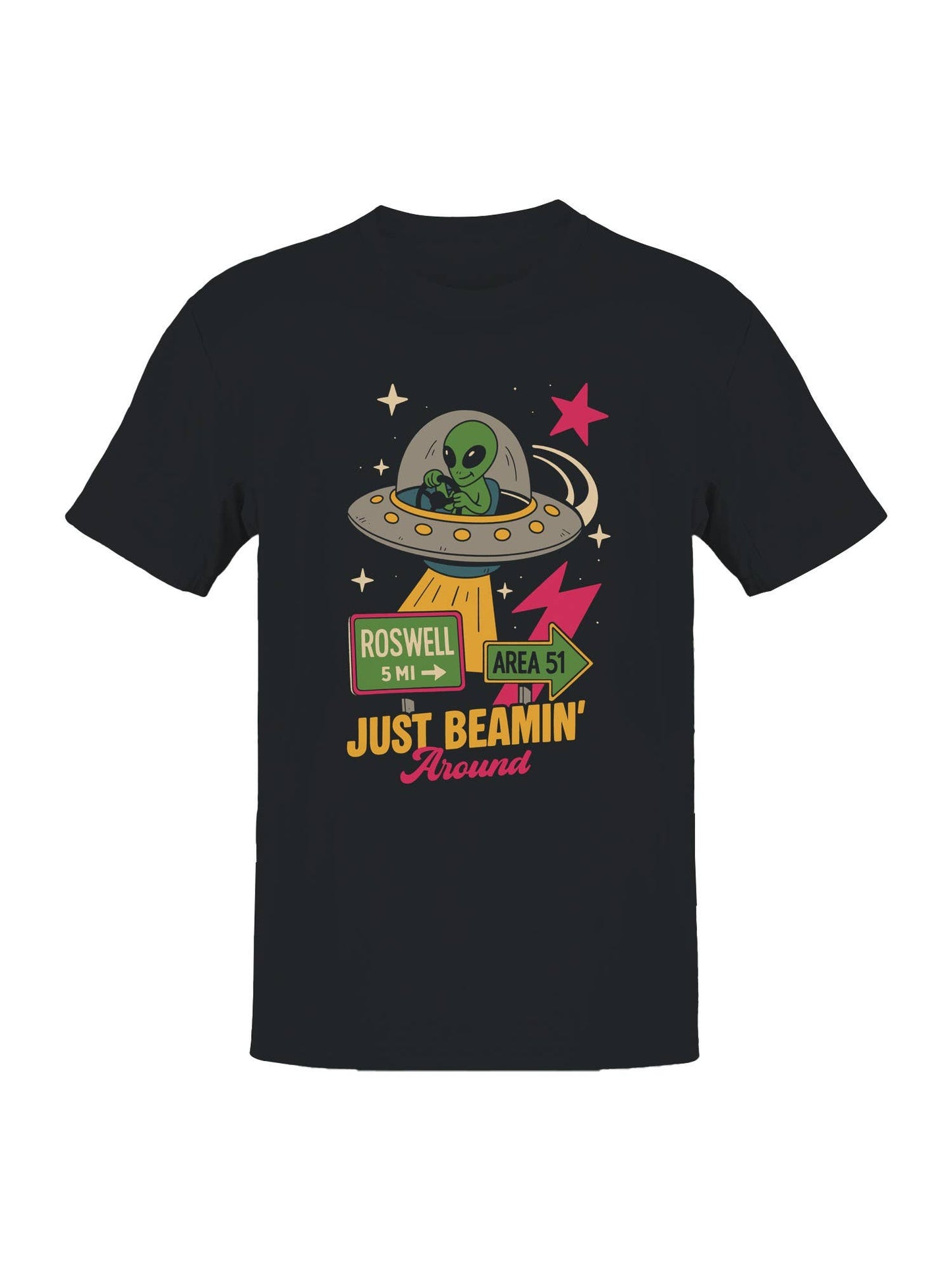 Alien Adventure: Just Beamin' Around Men's T-Shirt