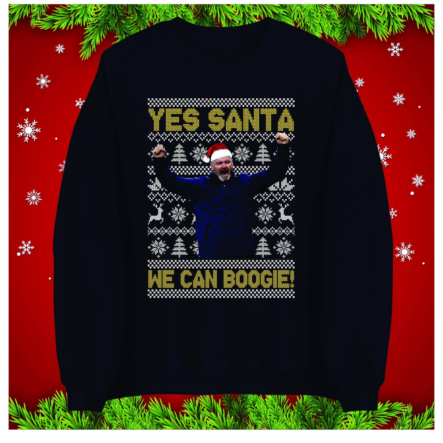 Scottish Football Christmas Jumper Festive Sweatshirt