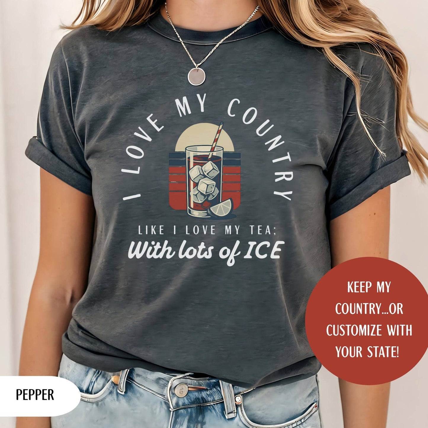 Trump Supporter Patriotic 4th of July Tee Ice Conservative