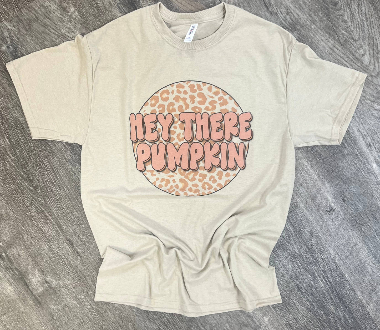 Hey There Pumpkin On Sand Tee