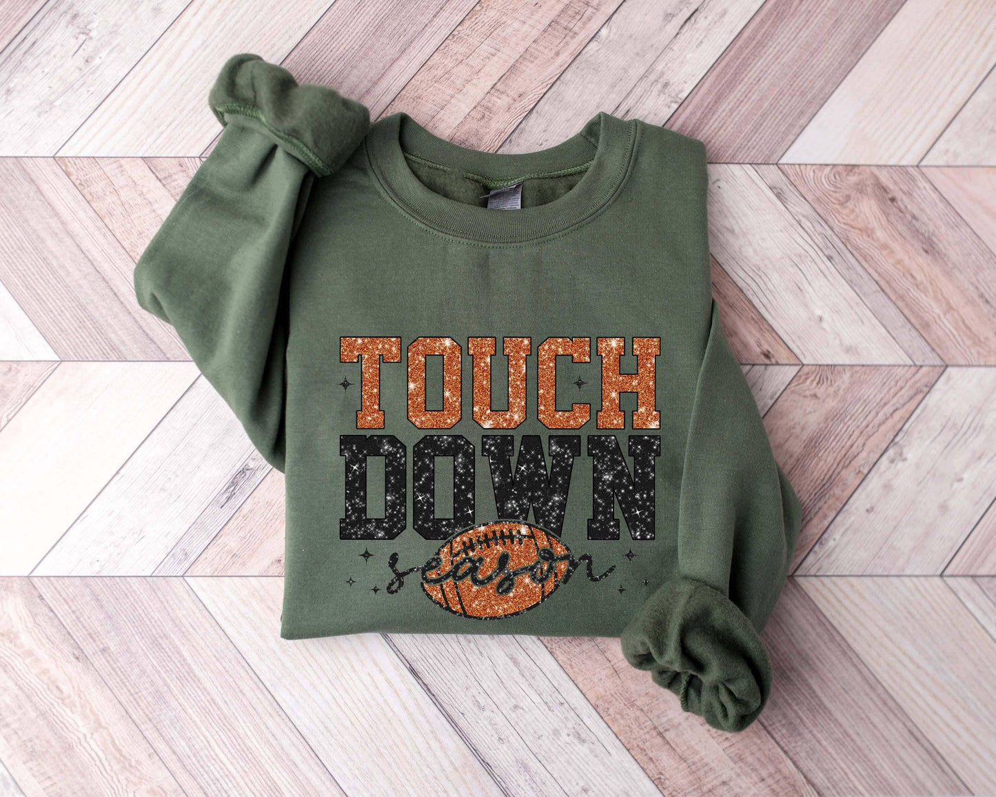 Touch Down Season Sweatshirt  Football Mom Game Day