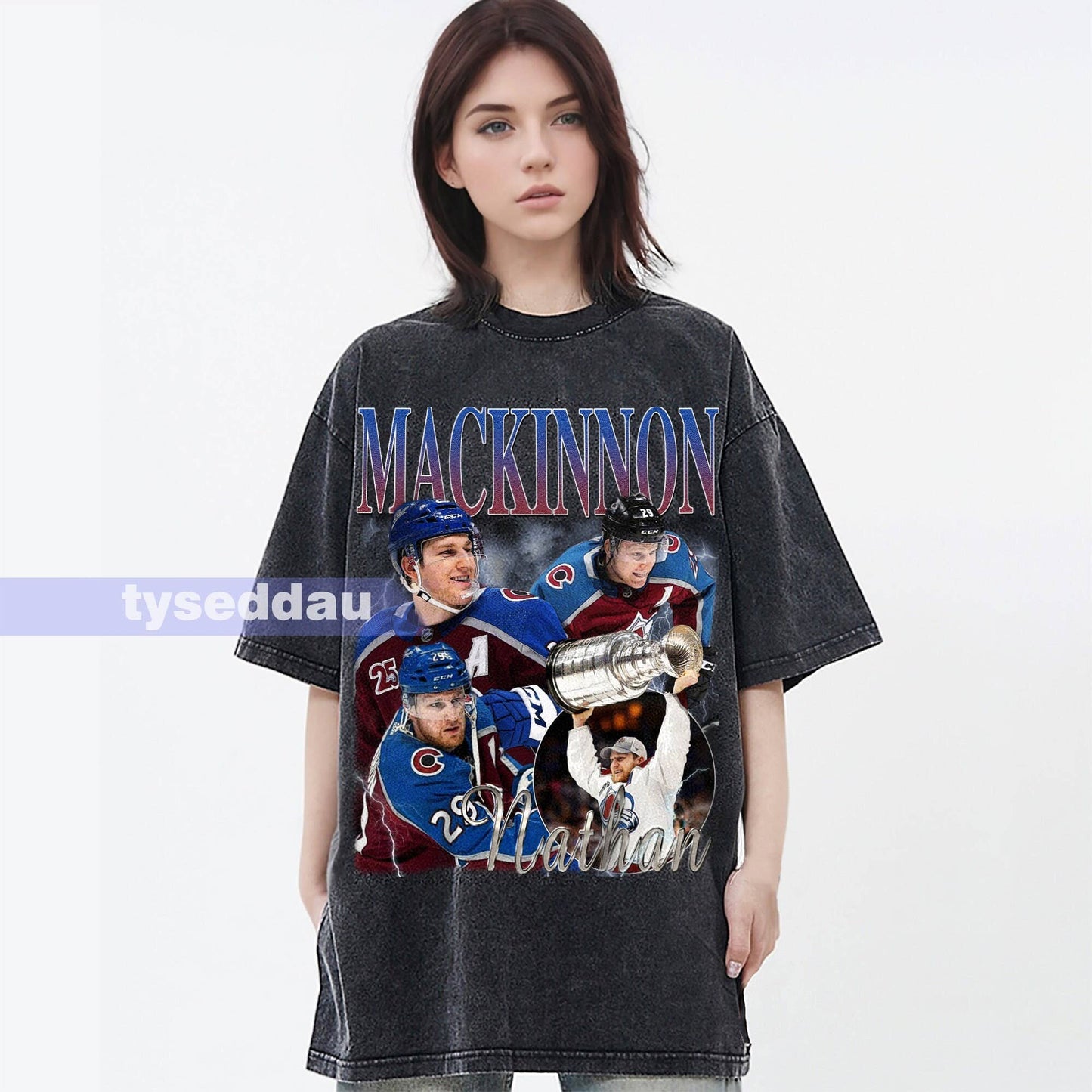 Nathan Mackinnon Vintage Graphic Unisex Tee