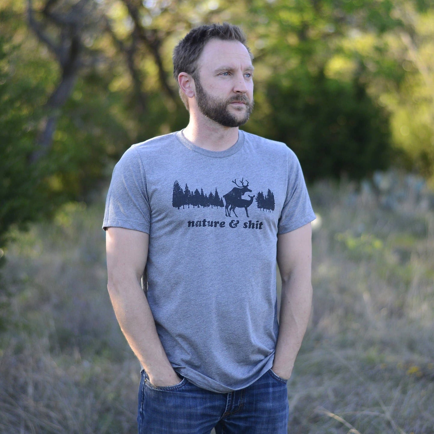 Nature and Shit Men's Shirt Father's Day, Men's Shirt, Man