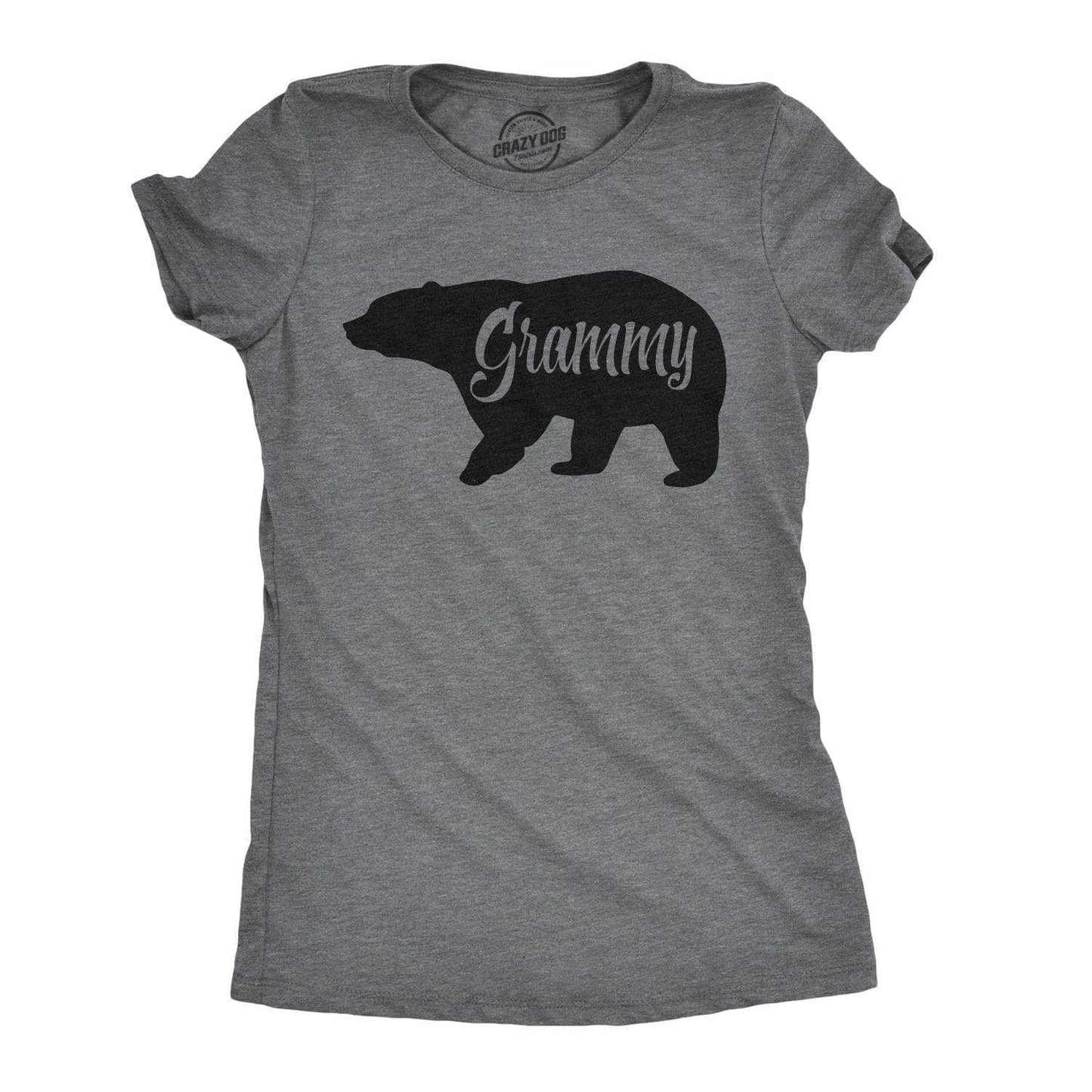 Grammy Bear Women's Tshirt Grandmother Graphic Tee Western
