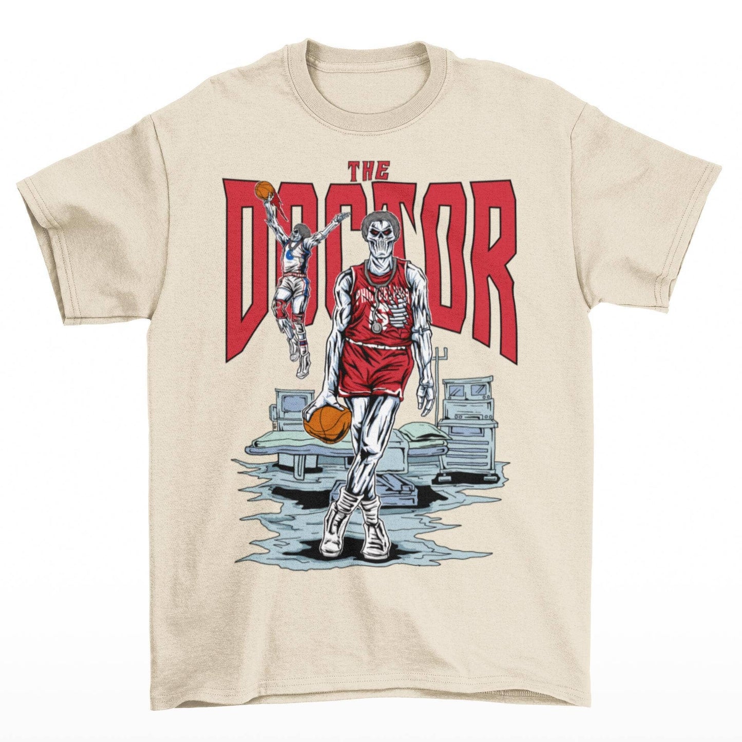Vintage Cartoon Style Julius Erving the Doctor T-Shirt
