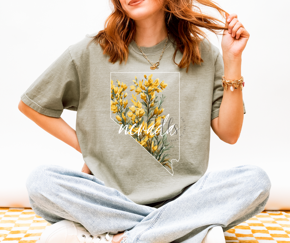 Exclusive Nevada State Flower T-Shirt