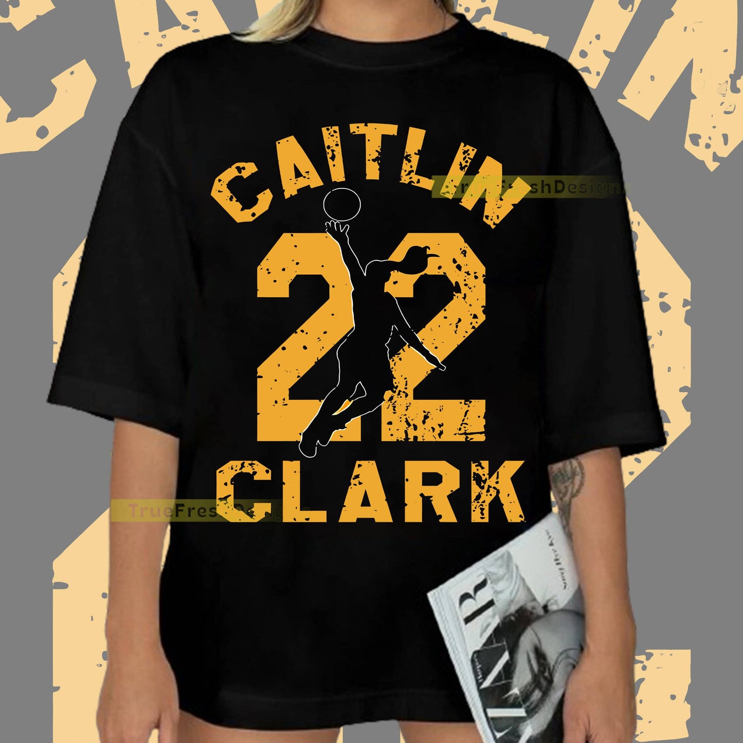 Caitlin Clark 22 Limited Edition Jersey Tee