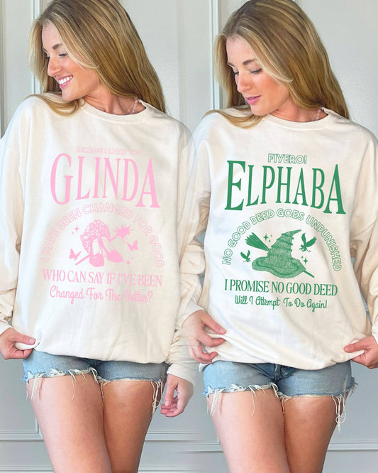 Elphaba or Glinda Youth & Adult Sweatshirt