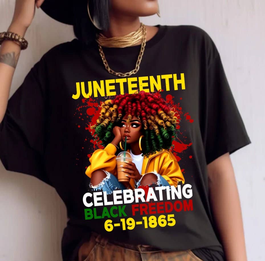 Juneteenth Celebrating Black Freedom Tee
