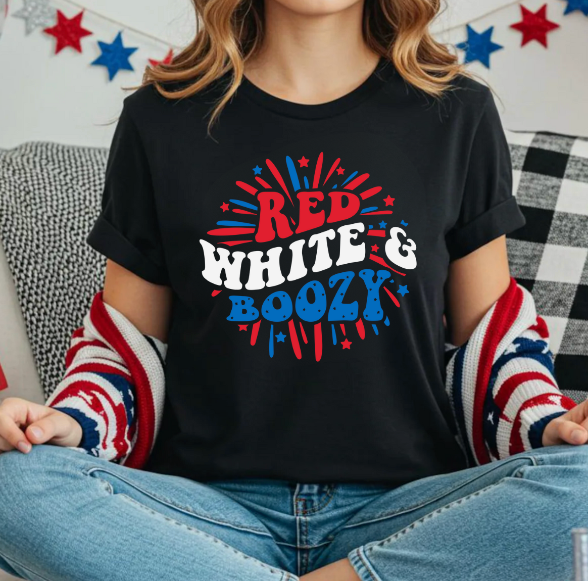Red,  White, & Boozy Tee