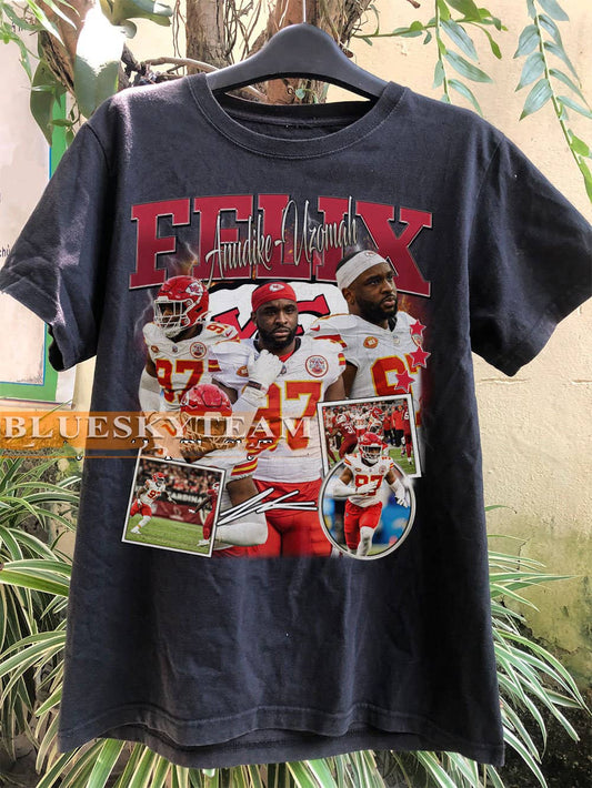 Felix Anudike-Uzomah 90s Vintage Bootleg Football T-Shirt