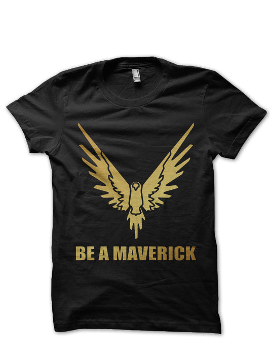 Be A Maverick Black T-Shirt