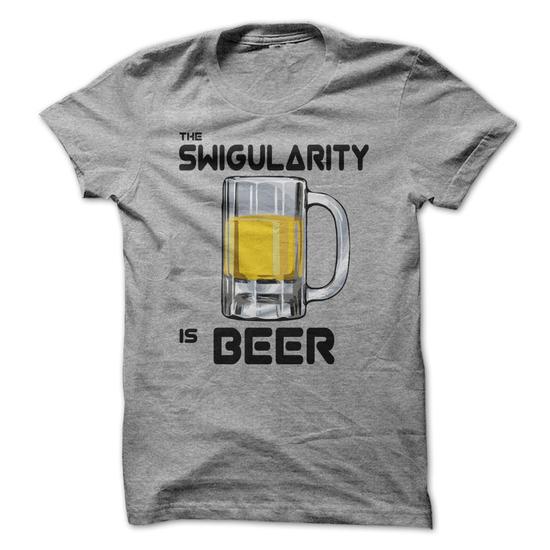 Beer Glass Grey T-Shirt