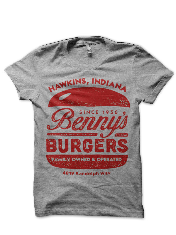 Benny’s Burgers – Hawkins, Indiana T-Shirt