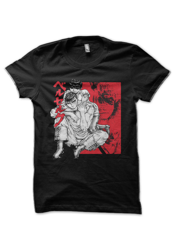 Berserk – Gattsu / Casca Black T-Shirt