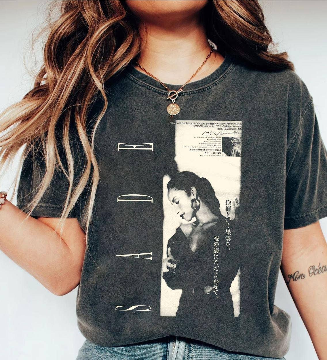 Sade Love Album T-Shirt - 90s Retro Pop Music Fans Gift
