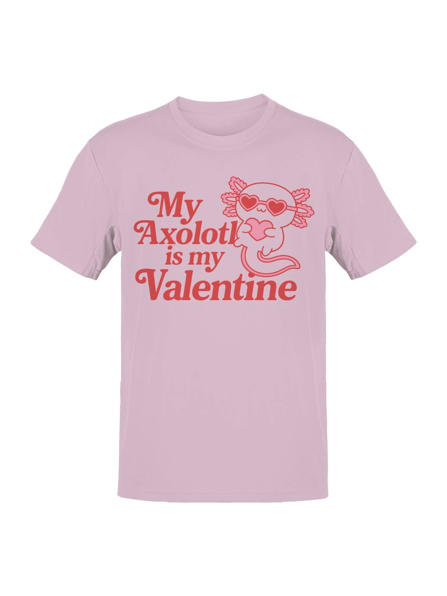 Axolotl Heart Valentine Design Men's T-Shirt