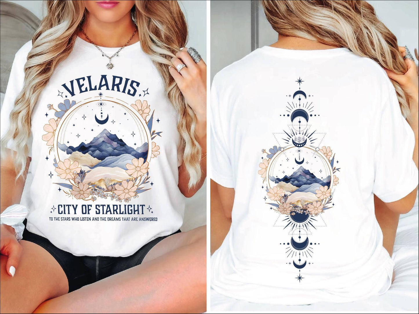 Velaris City of Starlight T-Shirt - Night Court Merchandise