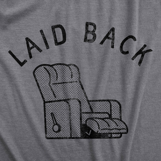 Laid Back Men's Tshirt Sarcastic Graphic Tee Western T
