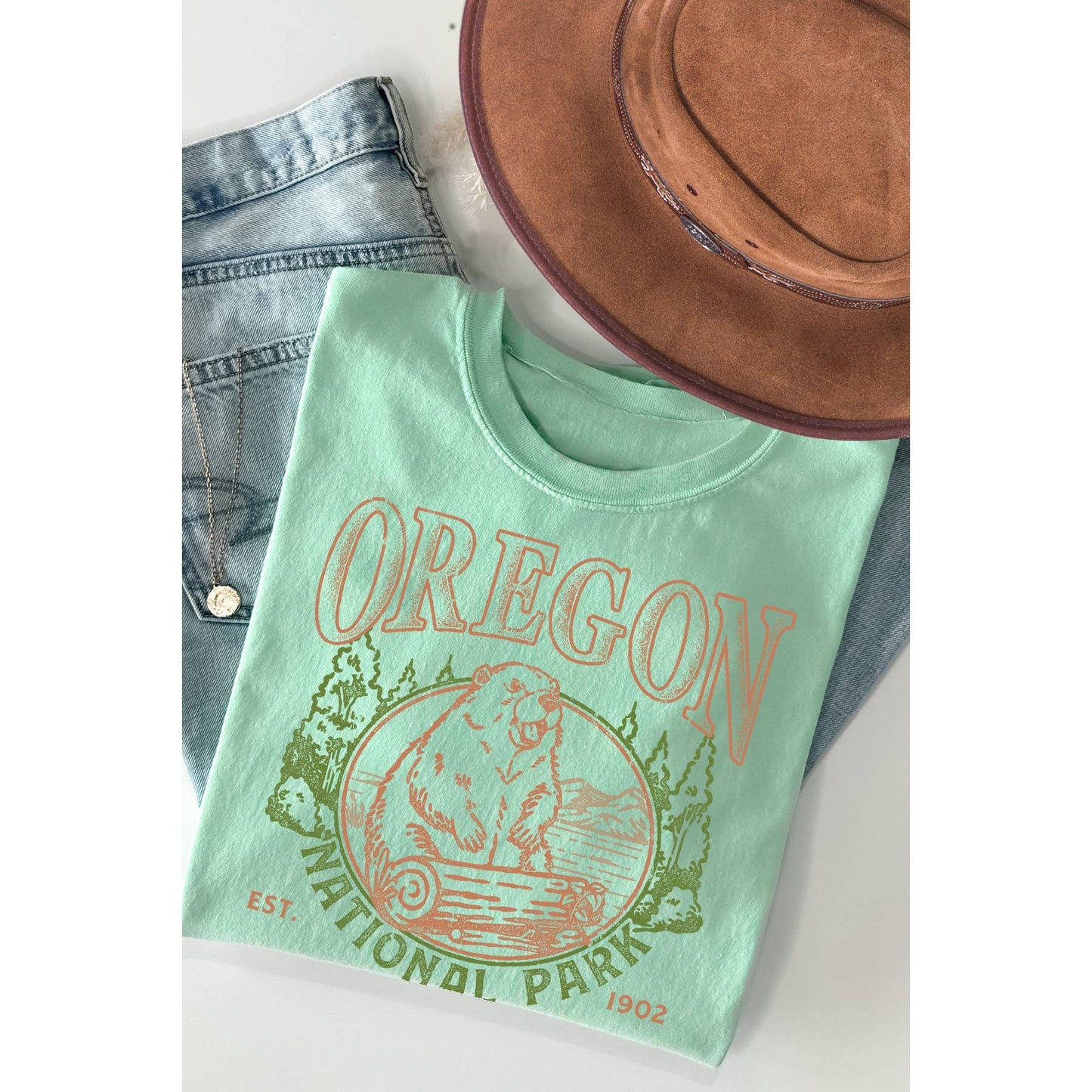 Oregon National Park Short Sleeve T Shirt