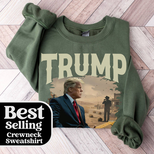 The Return Make America Great Again Sweatshirt Funny Cowboy