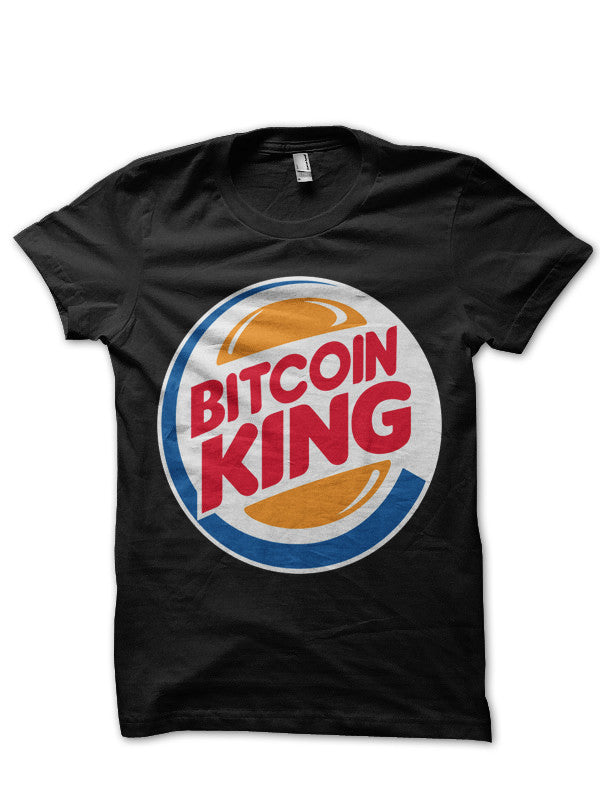 Bitcoin King Black T-Shirt