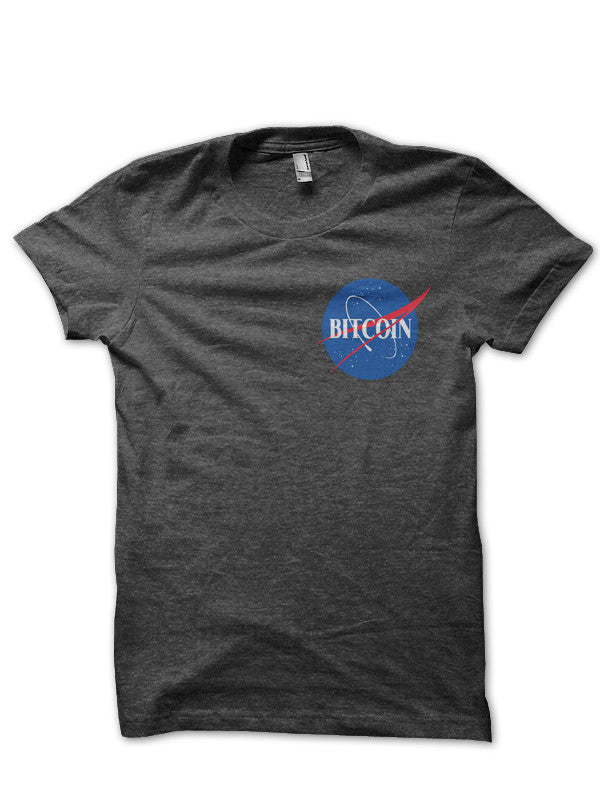Bitcoin NASA Black T-Shirt