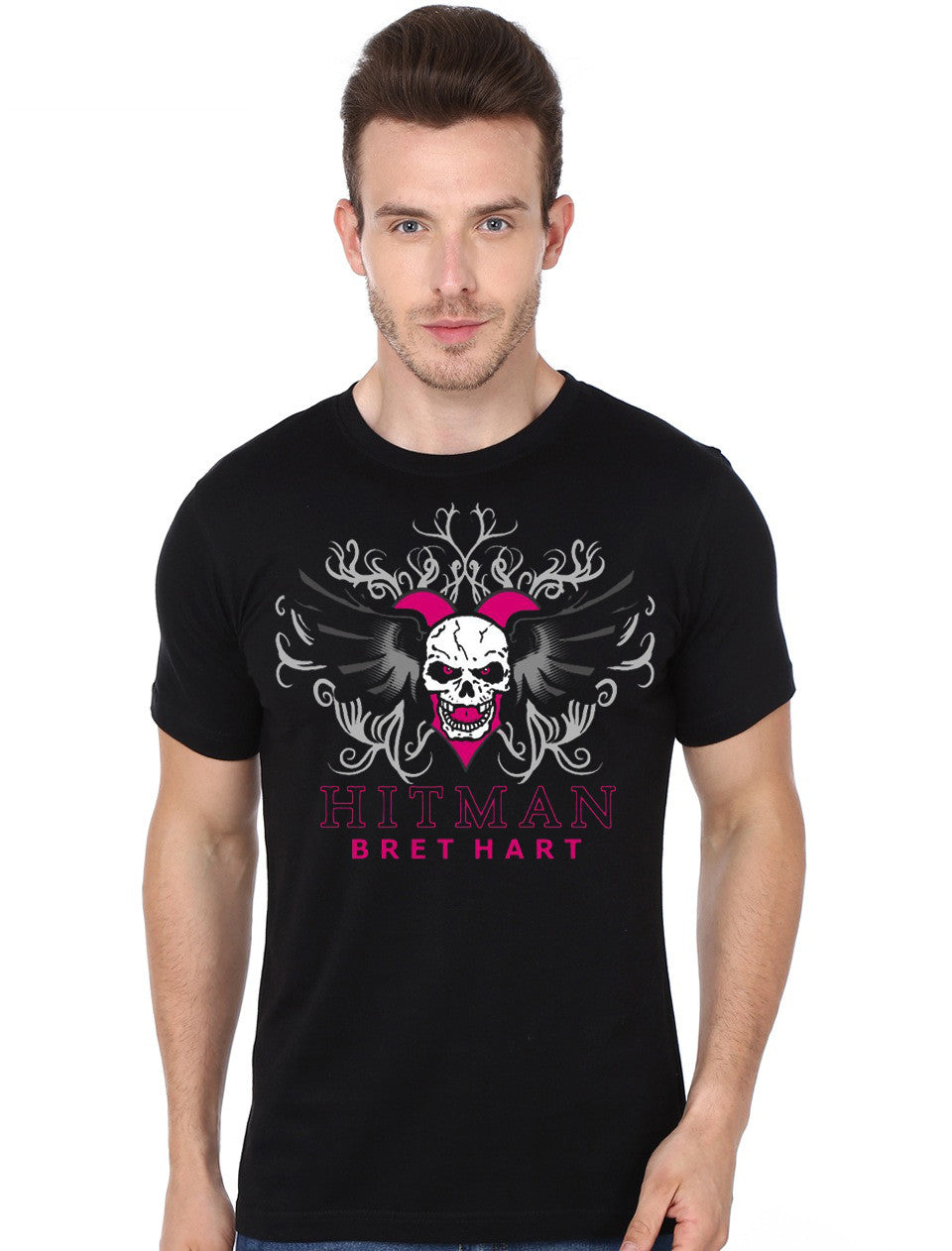 Hitman Bret Hart Black T-Shirt