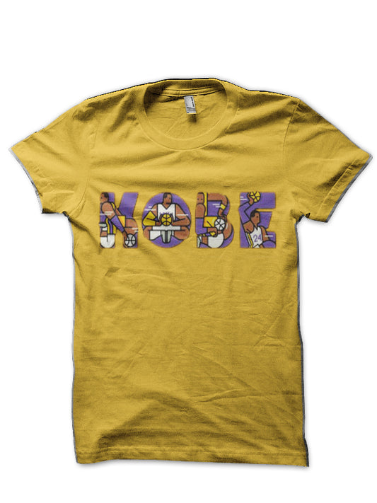 Kobe Bryant Yellow T-Shirt