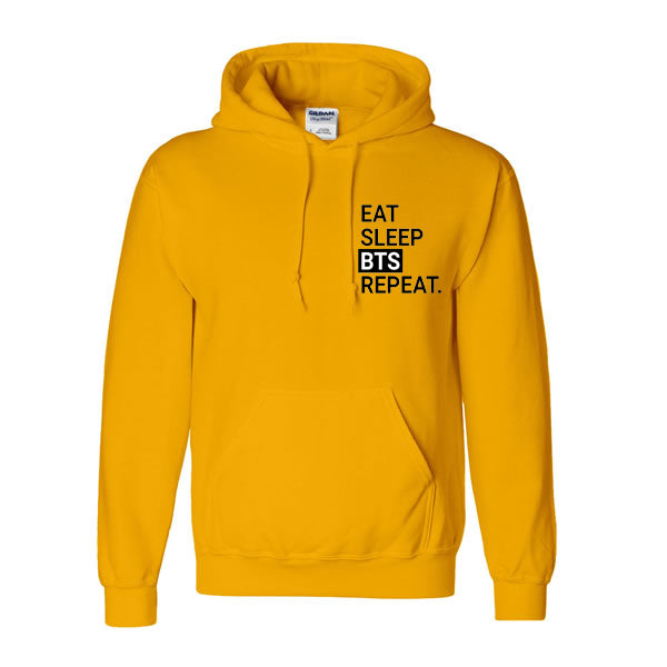 BTS (K-POP) – EAT SLEEP BTS REPEAT Hoodie