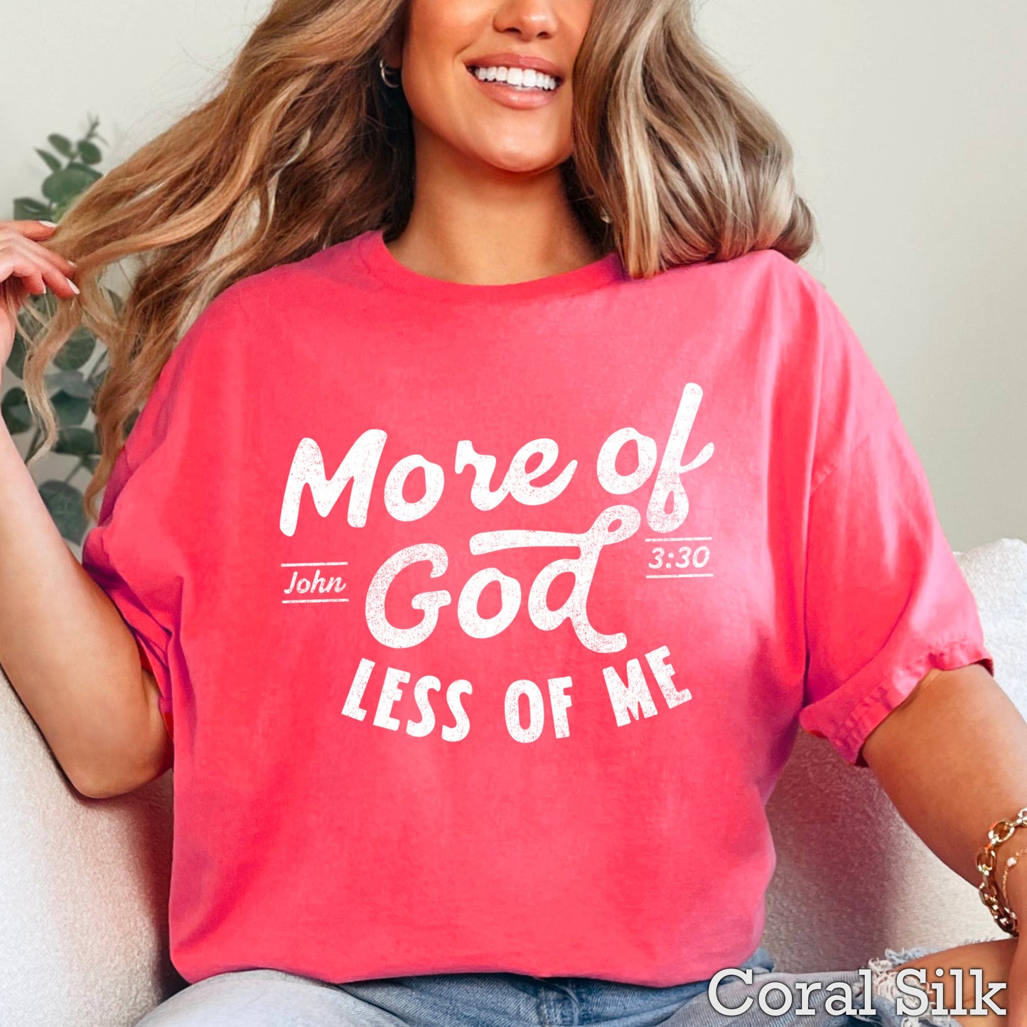 More of God Christian Graphic T-Shirt | Gildan
